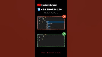 💡CSS shortcuts #html #css #shorts #tips #tricks #project #supportme #viralshorts