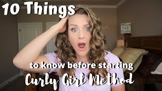 10 Things I wish I knew Before Starting the Curly Girl Method