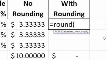 Excel Tips -- Where is that penny?  The Round Function
