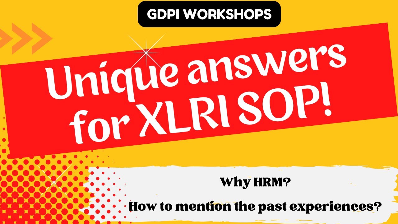 Best Answers For SOP XLRI HRM SOP Unique Ways Of Writing SOP How To Best Answers For SOP XLRI HRM SOP Unique Ways Of Writing SOP How To
