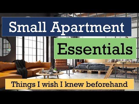 5 Essential Items to Buy for Your Small Apartment