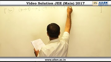 JEE Main 2017 Exam Mathematics Solution – Q. No. 33, 34 (Paper Code-B)