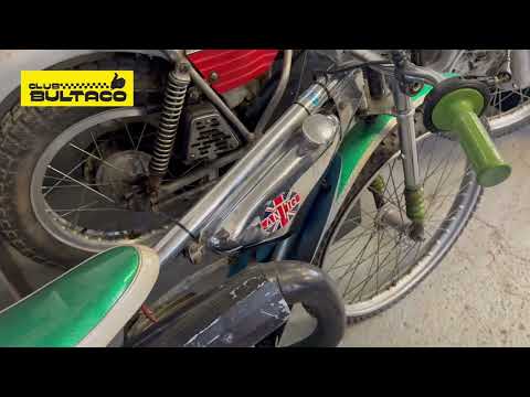 Classic Gas Track motorcycle with Bultaco engine #motorcycle #classicmotorcycle