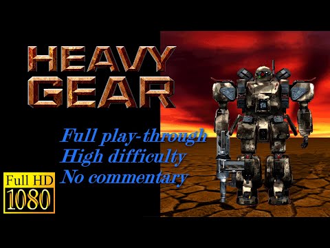 [Longplay, No Commentary] Heavy Gear (PC, 1997) High difficulty 1080p Full Play-through