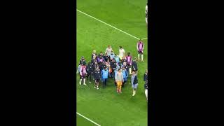 Englands Henderson Stretchered Off Pitch After Injuring Wrist During Celebrations