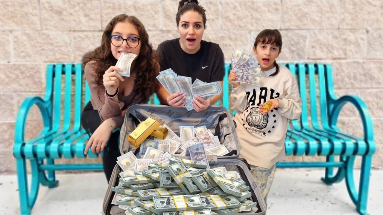 ON A TROUVÉ UNE VALISE REMPLIE D'ARGENT #sistersalipour #humor