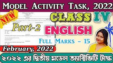 Class 4 English Model Activity Task February 2022 Part-2 || English Model Activity || Information 37