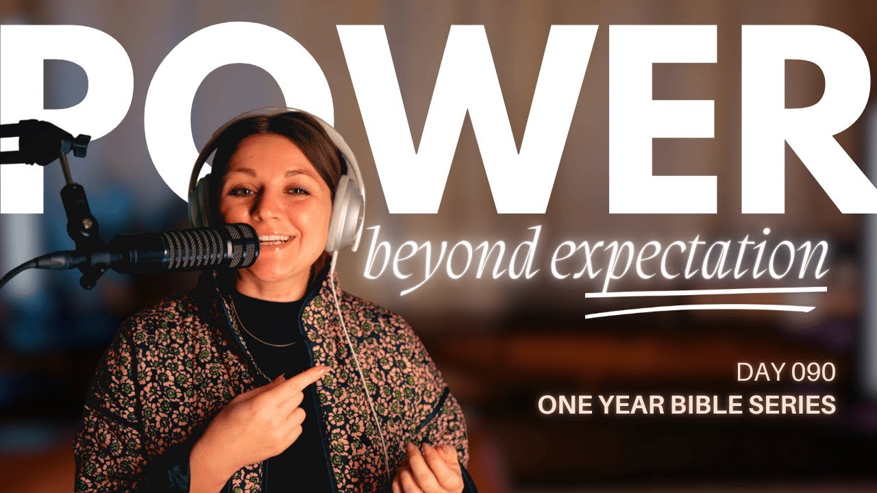 Jesus goes beyond what they expected in a Messiah | day 090 one year Bible audio with commentary!