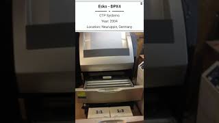 🚨 CTP System for Sale – Esko DPX4 @Machinedalal