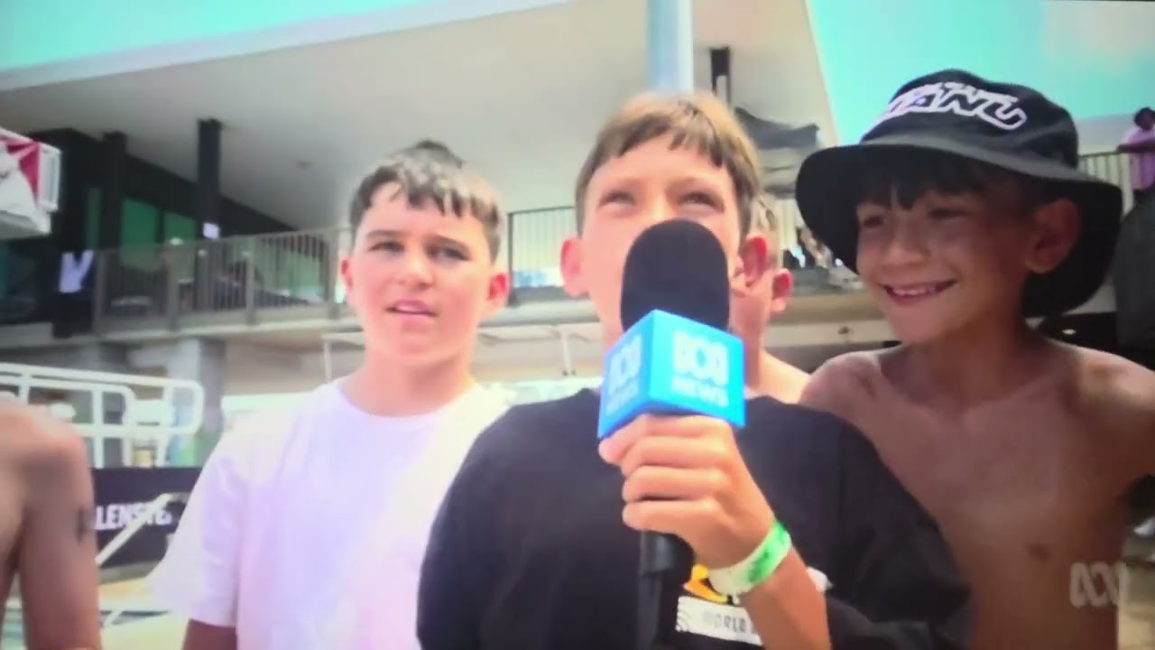 Bomb diving on the news! Q Splash on ABC Queensland News