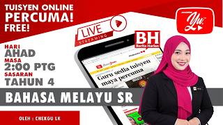 🔴 [LIVE] BMSR, PECUTAN AKHIR MATRIKS PEMBELAJARAN TAHUN 4 OLEH CHEKGU LK SIRI 4 #51 #TUISYENPERCUMA