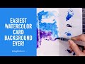 Quickly Create Watercolor Card Backgrounds! | Scrapbook.com