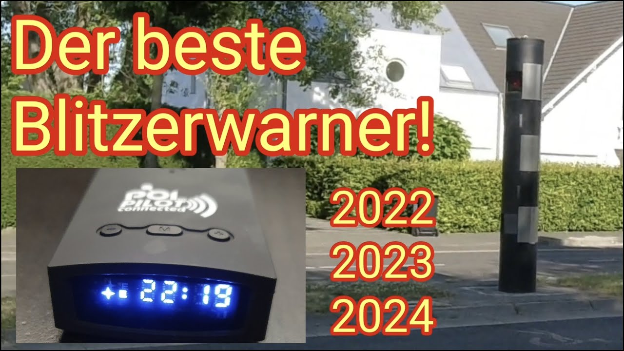 Der beste Blitzerwarner 2022/23/24 - 3 Jahre inklusive - POI Pilot