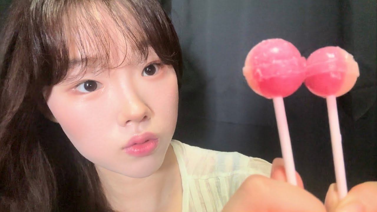 츄파춥스 이팅 사운드Asmr 🍇🍓(no talking)| Lollipop Eating, Mouth Sounds