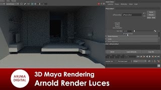 3D Maya 300 Rendering Arnold Render Luces