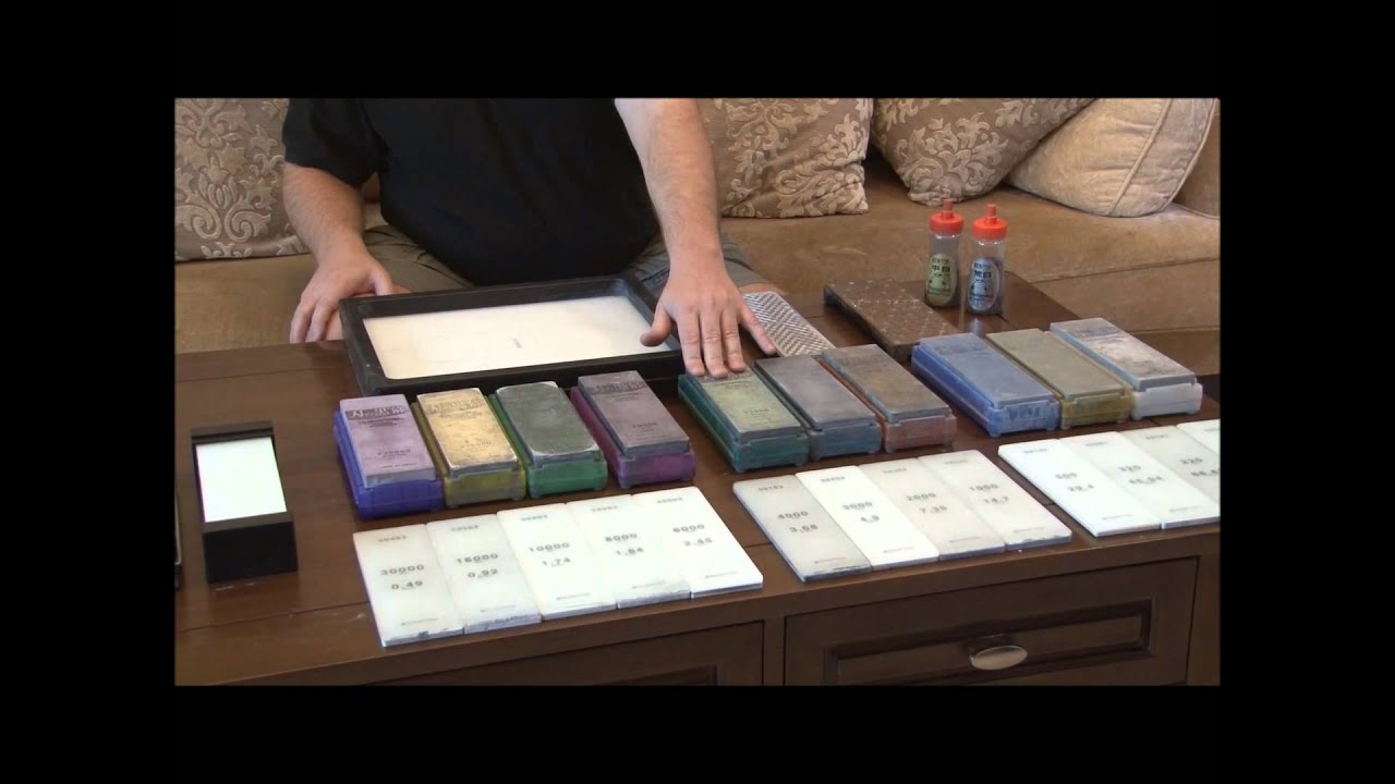 Shapton Pro And Glass Stone Introduction Jende Industries Youtube