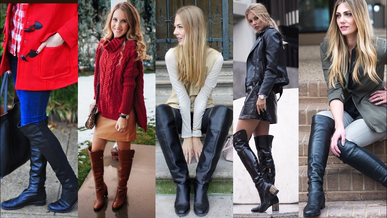 pure-leather-high-heels-long-boots-designs-how-to-wear-style-leather