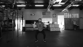 Offset Overhead Press with Squat - Steel Mace Exercise