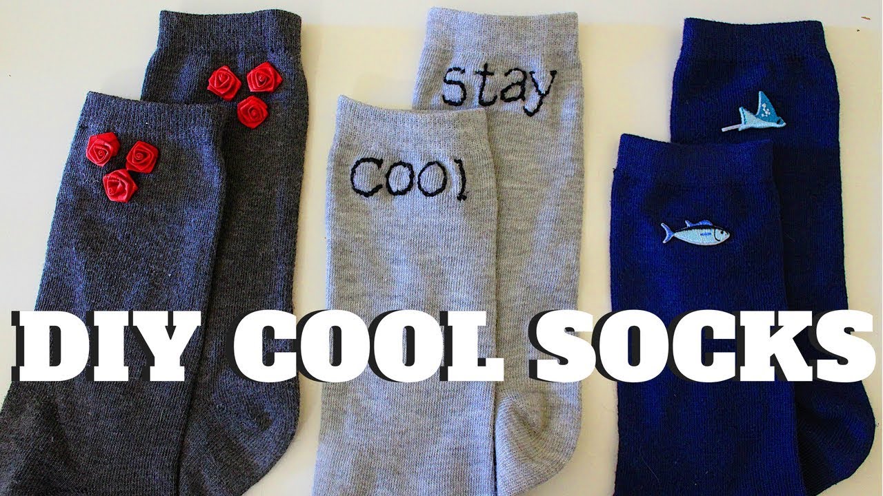 DIY Customize Your Socks To Make Them Trendy YouTube DIY Customize Your Socks To Make Them Trendy YouTube