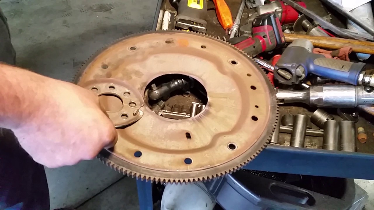 Transmission flywheel breaks on Ford F150 - YouTube