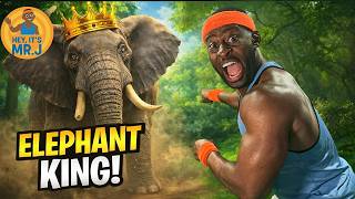 Jungle Floor Is Lava! Elephant King Chase | Kids Brain Break