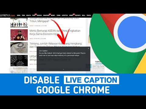 Как отключить живые субтитры в Google Chrome