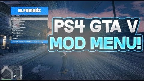 GTA 5 PS4 Mod Menu!!