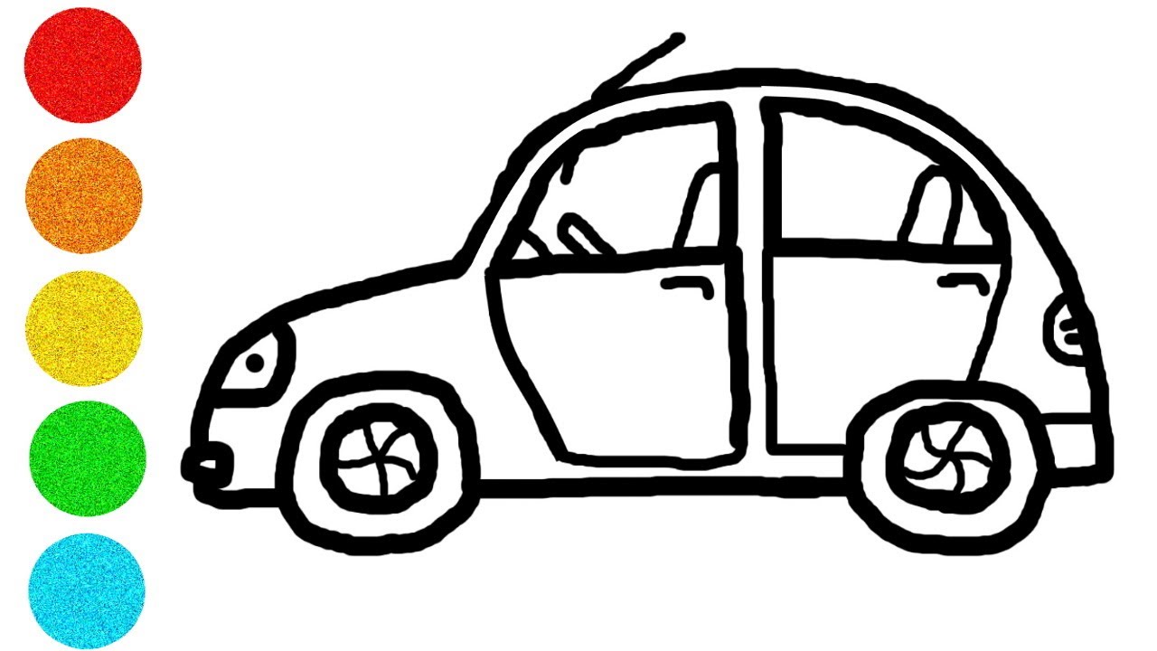 Як Намалювати Машину для дітей - YouTube