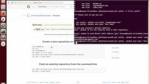 Intro to Git and Putting our Resume on Github