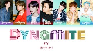 BTS (방탄소년단) – Dynamite | Arabic Sub ( مترجمة للعربية ) - Color Coded Lyrics