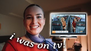 I WAS ON TV  4 Day Flight Attendant Trip (Canberra, Gold Coast, Perth) & HOW I KEEP FIT ON LAYOVERS
