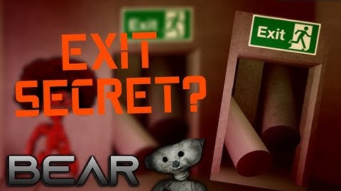 Backrooms exit? BEAR (Alpha) SECRET | Roblox