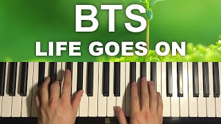 BTS (방탄소년단) - Life Goes On (Piano Tutorial Lesson) screenshot 4