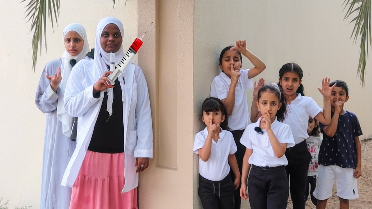 البحث عن الطالبات تطعيم المدارس !!! 💉 سوالف بناتي