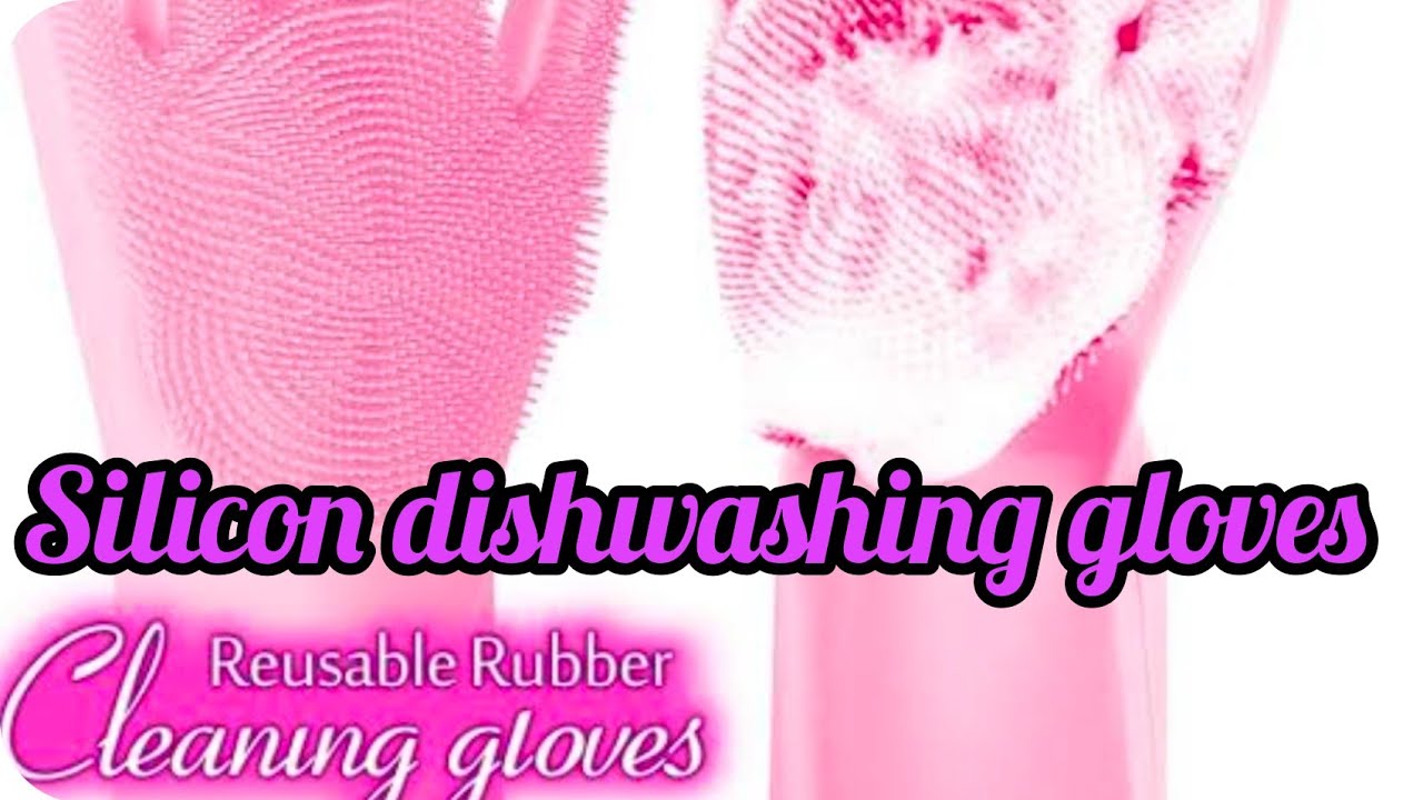 Best Dishwashing Gloves -Demo | Silicon Dishwashing Gloves | Multipurpose Scrubbing Gloves