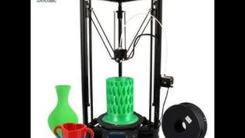 anycubic kossel linear 3d print support gopro