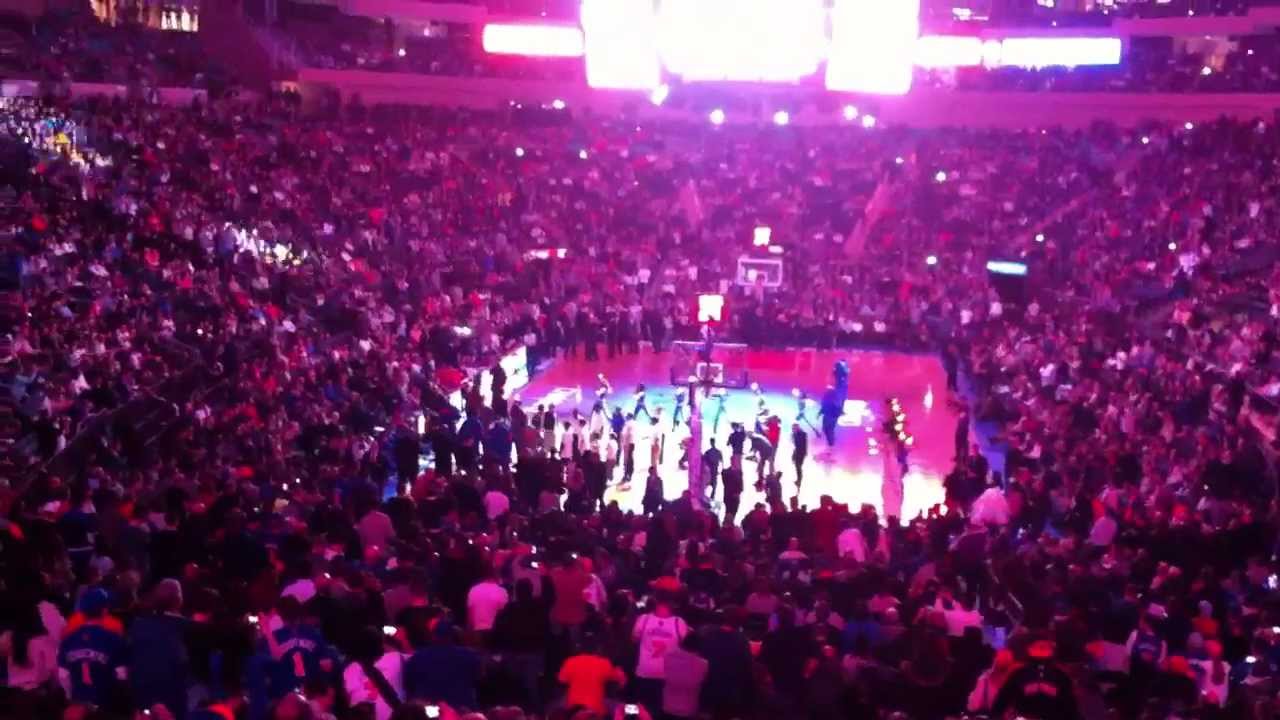 New York Knicks Starting Lineup Introductions YouTube