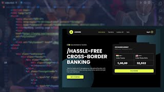 How to make a fully Responsive Modern Banking Landing Page. asmr keyboard🎹 + Lofi ❤🔥