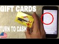 ✅  How To Turn Gift Cards Into Cash Tutorial 🔴