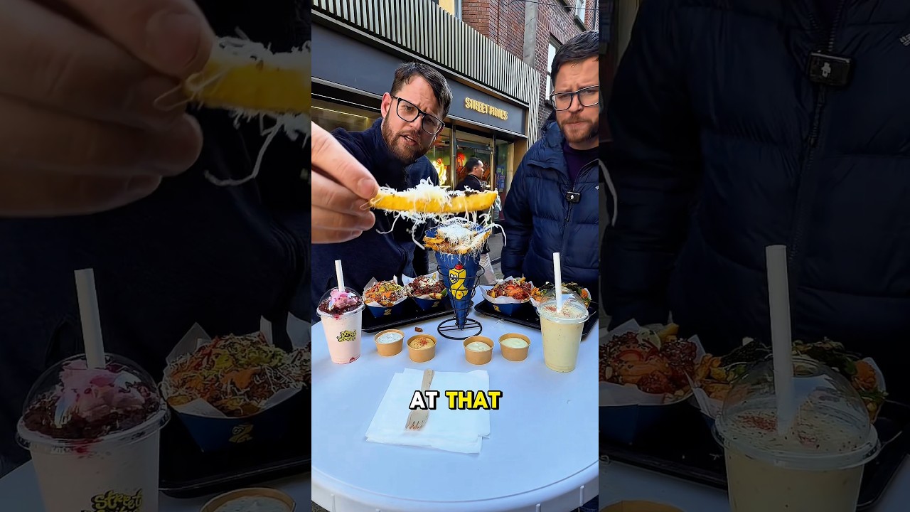 Уличная картошка фри 