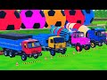 FS22 - Wheels on the bus, Police Car, Carro da Polícia, Mixer Truck, Monster Truck, Fire Car