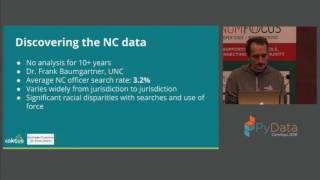 Colin Copeland | Identifying Racial Bias in Policing Practices: Open Data Policing