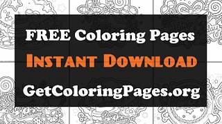 Happy birthday coloring pages for adults