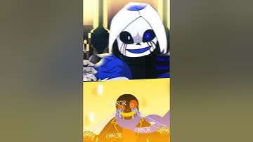 ERROR 404 VS ERROR SANS #shorts #undertaleau #errorsans #error404 #undertale #sans