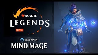 Magic Legends Blue Mana Mind Mage Introduction Gameplay - The Spark Mission