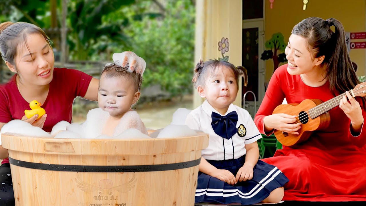 Saat Nhi Bahagia di Sekolah, Ibu Menangkap Keong dan Menjaga Khoi dengan Penuh Cinta