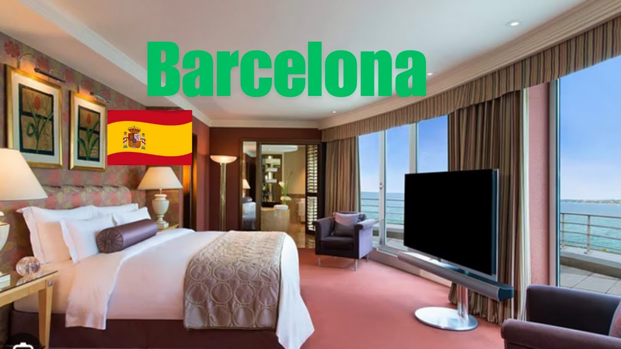 Exploring My LUXURIOUS Barcelona Hotel Room in 4K!