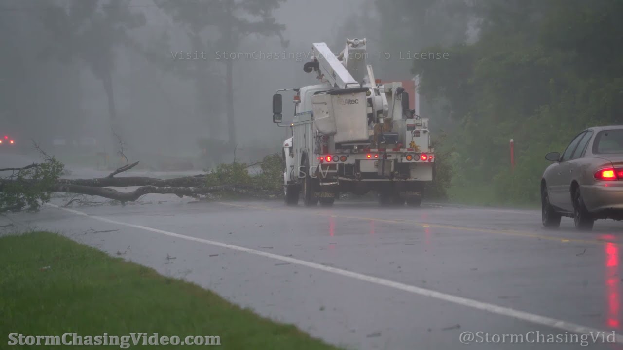 Tropical Storm Fred Hits Altha FL Wind Damage