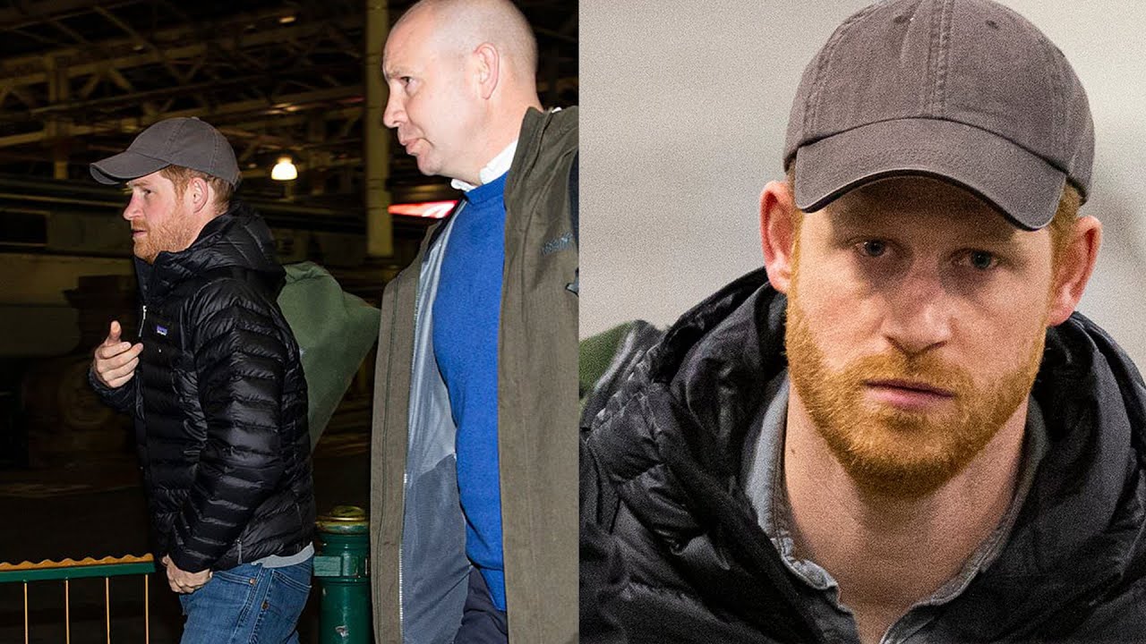 Prince Harry Arrives in London for His Grandfather Prince Philip's