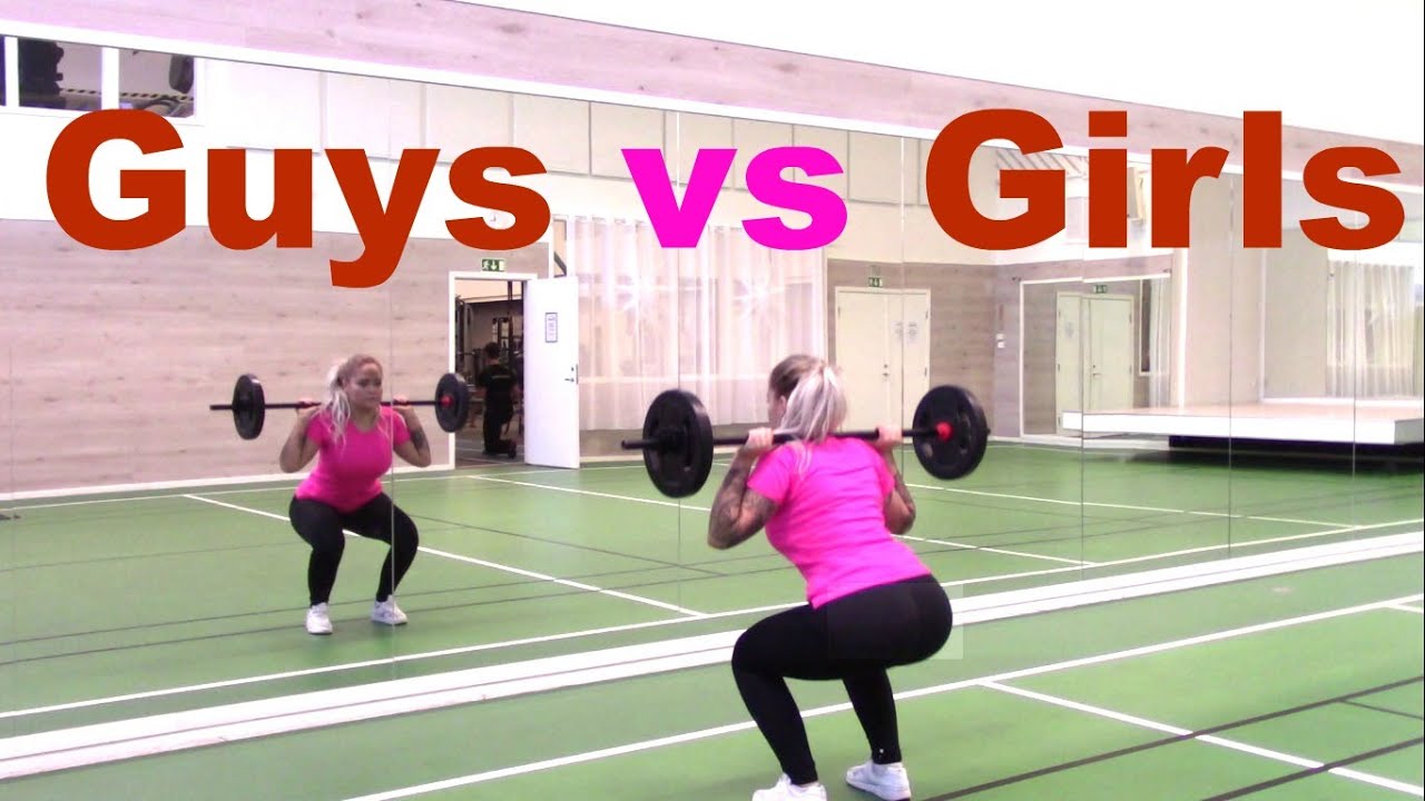 What Guys vs Girls train at the GYM YouTube